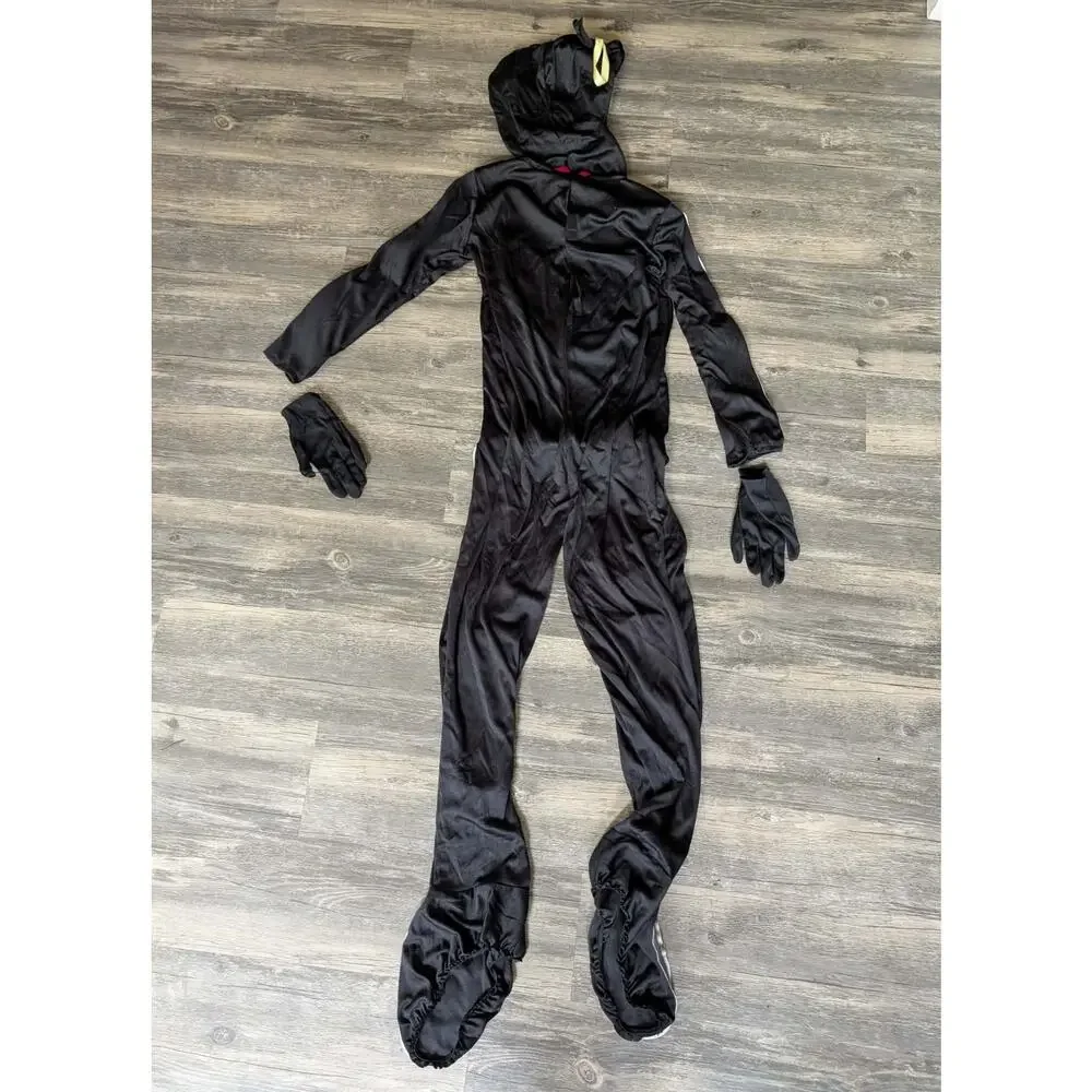 Morph Glow In The Dark Skeleton Kids Halloween Costume Size M 7-9 Years